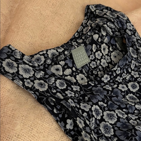 Rabbit Rabbit Rabbit Navy Floral Dress - Picture 5 of 6